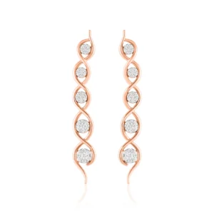 Women Diamond & Gold 0.6 CT – 9.29 GM Earrings