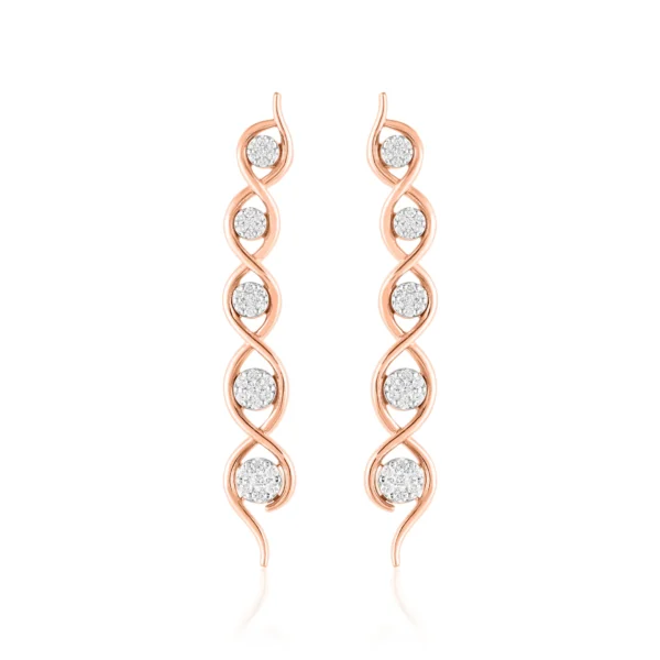 Women Diamond & Gold 0.6 CT – 9.29 GM Earrings
