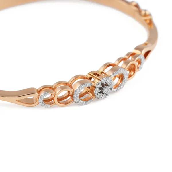 Gold & Diamond 0.31 CT – 13.39 GM Women’s Bracelet - Image 3