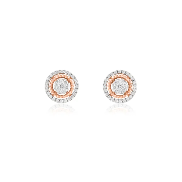 Women Diamond & Gold 0.69 CT – 3.69 GM Earrings