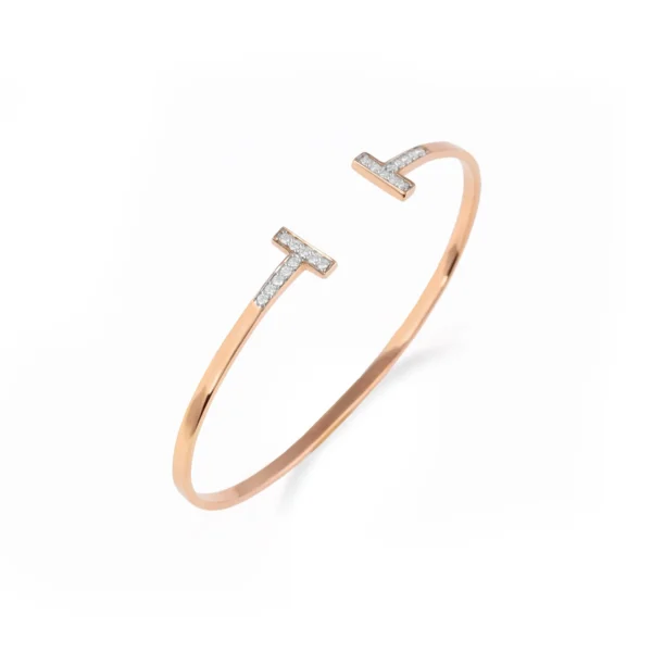 Gold & Diamond 0.31 CT – 10.14 GM Women’s Bracelet - Image 2