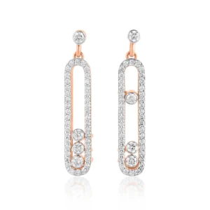 Women Diamond & Gold 0.9 CT – 4.8 GM Earrings