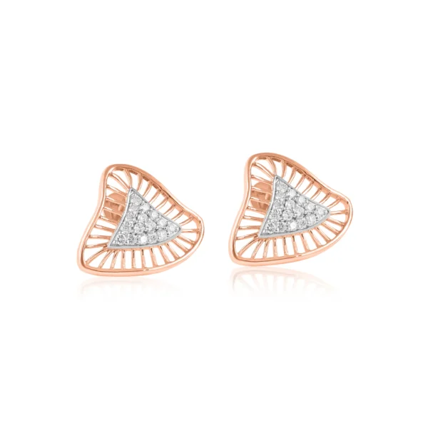 Women Diamond & Gold 0.68 CT – 8.17 GM Earrings - Image 2