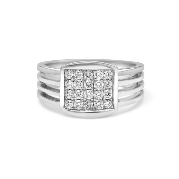 Platinum & Diamond 0.54 CT – 11.37 GM Ring for Men - Image 3