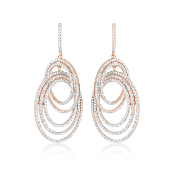 Women Diamond & Gold 2.49 CT – 13.51 GM Earrings