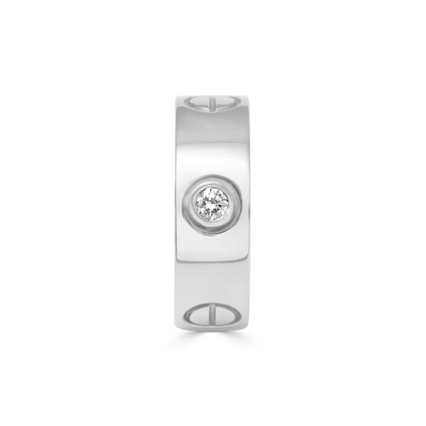 Platinum & Diamond 0.11 CT – 11.1 GM Ring for Men - Image 2