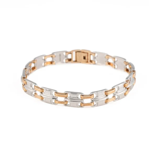 Gold and Platinum 26.77 GM Bracelets – For Men