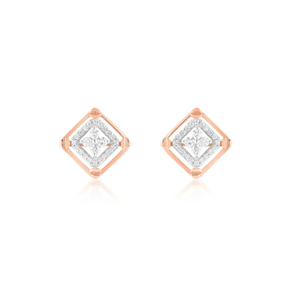 Women Diamond & Gold 0.38 CT – 4.34 GM Earrings