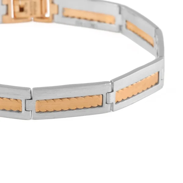 Gold & Platinum Fusion 34.31 GM Men’s Bracelet - Image 3