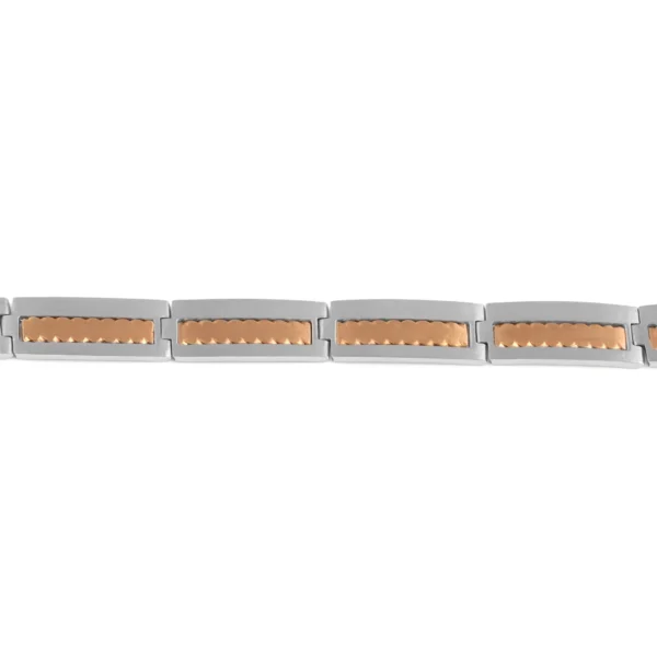 Gold & Platinum Fusion 34.31 GM Men’s Bracelet - Image 2