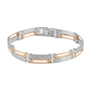 Gold & Platinum Fusion 28.9 GM Men’s Bracelet