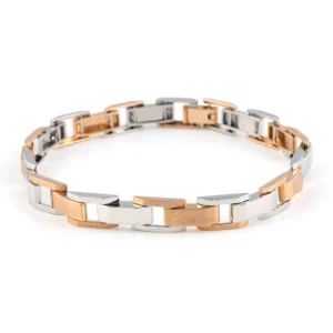 Gold & Platinum Fusion 25.58 GM Men’s Bracelet