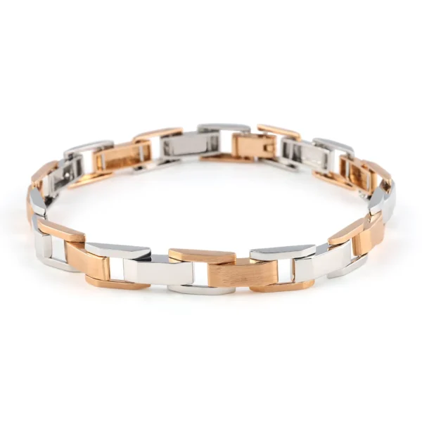 Gold & Platinum Fusion 25.58 GM Men’s Bracelet