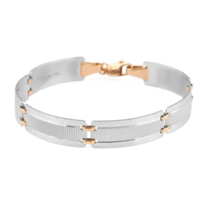 Gold & Platinum Fusion 31.52 GM Men’s Bracelet