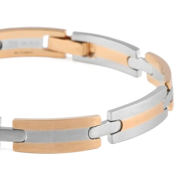Gold & Platinum Fusion 48.04 GM Men’s Bracelet - Image 3