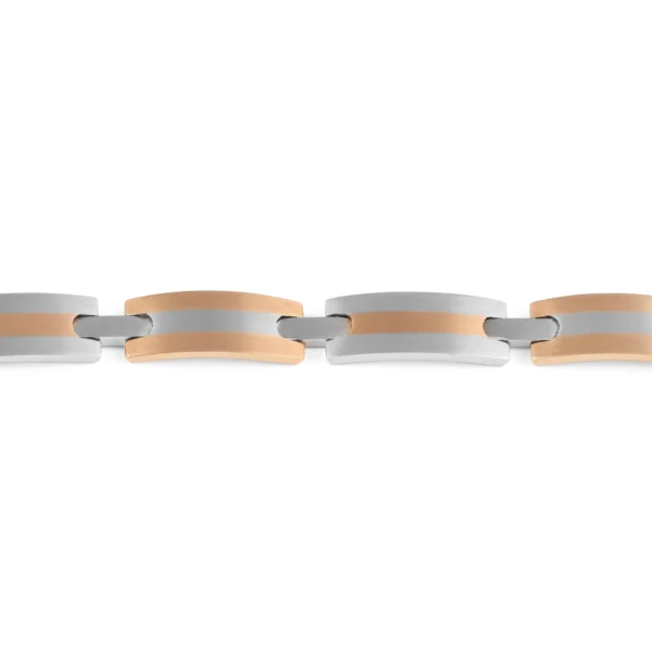 Gold & Platinum Fusion 48.04 GM Men’s Bracelet - Image 2