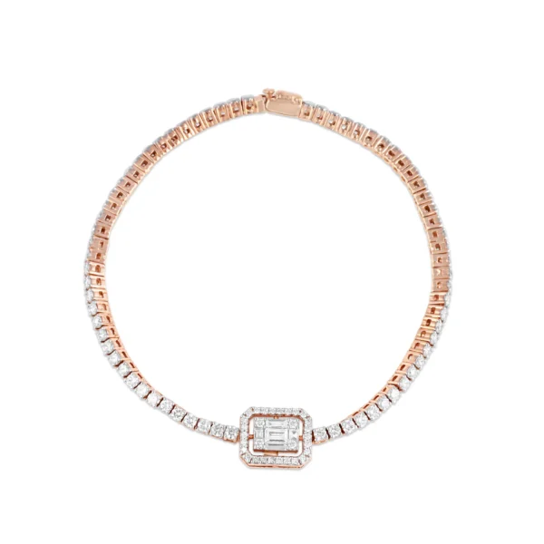 Gold & Diamond Fusion 1.66 CT – 11.03 GM Women’s Bracelet - Image 2