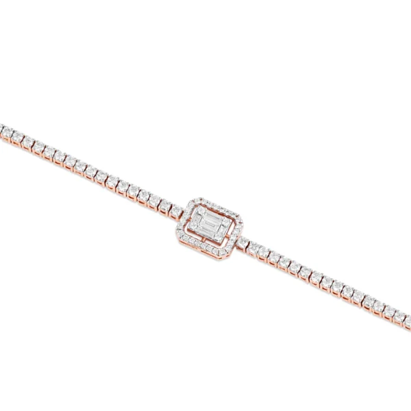 Gold & Diamond Fusion 1.66 CT – 11.03 GM Women’s Bracelet - Image 3