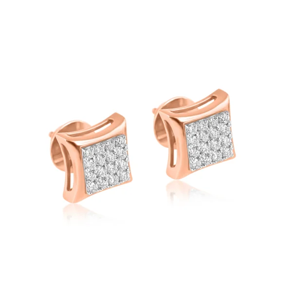 Women Diamond & Gold 0.60 CT – 4.71 GM Earrings - Image 2