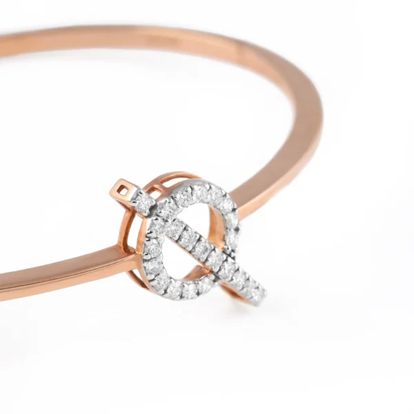 Gold & Diamond 0.39 CT – 12.67 GM Women’s Bracelet - Image 3