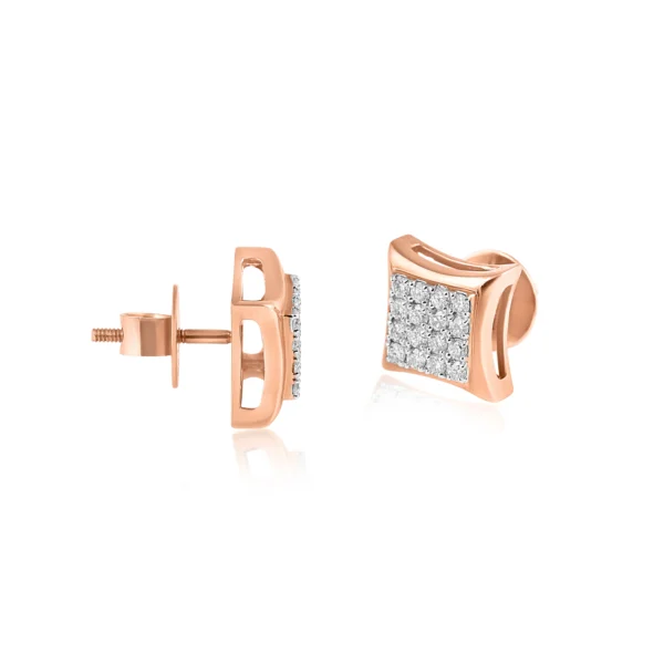 Women Diamond & Gold 0.60 CT – 4.71 GM Earrings - Image 3