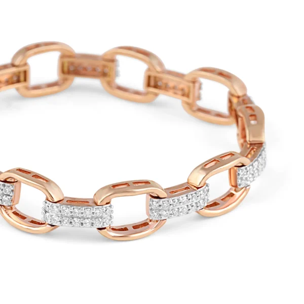 Gold & Diamond 1.31 CT – 21.43 GM Women’s Bracelet - Image 3