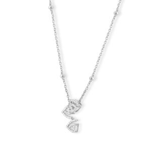 PLATINUM 6.85 GM & 0.19 CT CHAIN PENDANT