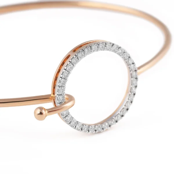 Gold & Diamond 0.51 CT – 8.62 GM Women’s Bracelet - Image 3