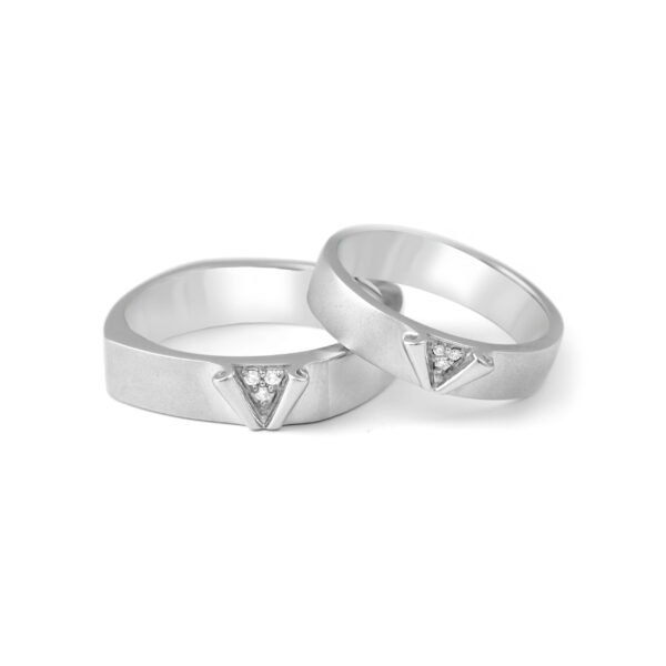 PLATINUM COUPLE BANDS - For Men 6.96 GM & For Women 4.48 GM - Image 2