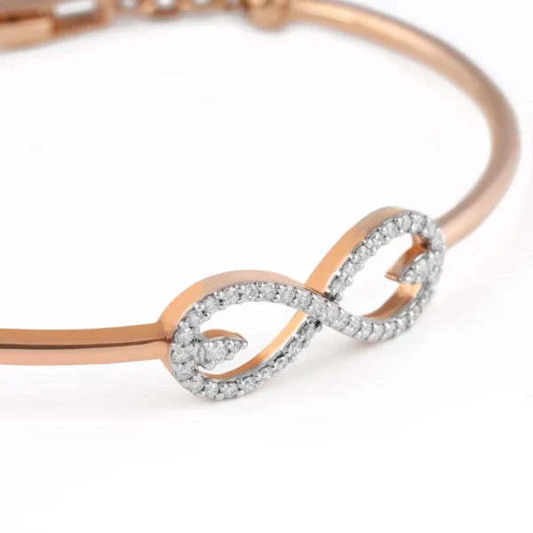Gold & Diamond 0.4 CT – 9.39 GM Women’s Bracelet - Image 3