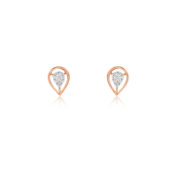 Women Diamond & Gold 0.15 CT – 1.74 GM Earrings