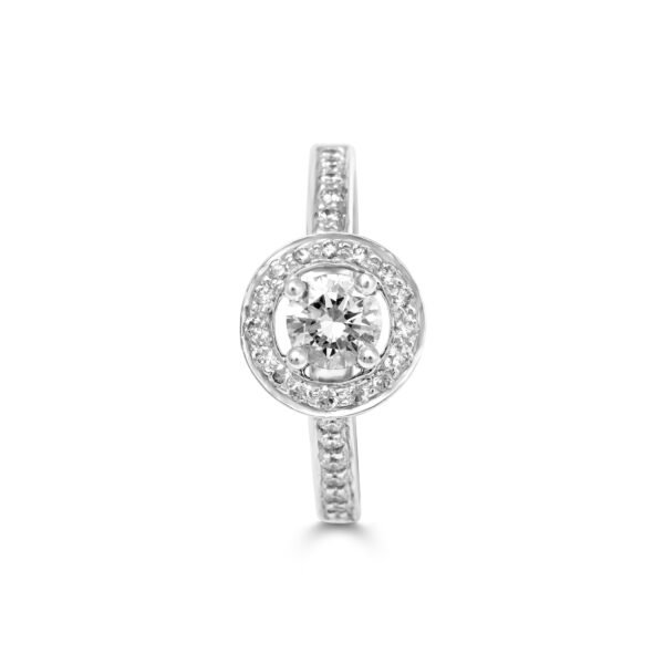 Platinum & Diamond 0.65 CT – 4.78 GM Ring for Women - Image 3