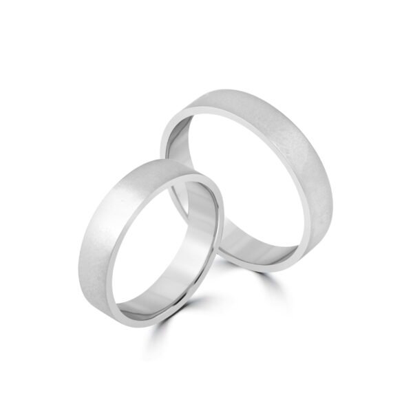 PLATINUM COUPLE BANDS - For Men 5.75 GM & For Women 5.02 GM