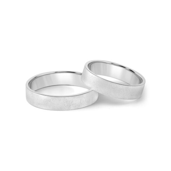 PLATINUM COUPLE BANDS - For Men 5.75 GM & For Women 5.02 GM - Image 2