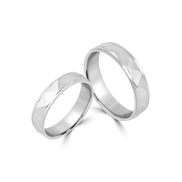 PLATINUM COUPLE BANDS - For Men 5.28 GM & For Women 4.07 GM