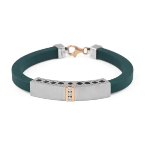 Gold and Platinum with Embedded Diamonds 0.19 CT – 18.73 GM Bracelet