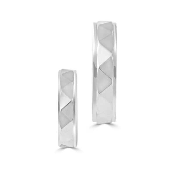PLATINUM COUPLE BANDS - For Men 5.28 GM & For Women 4.07 GM - Image 3