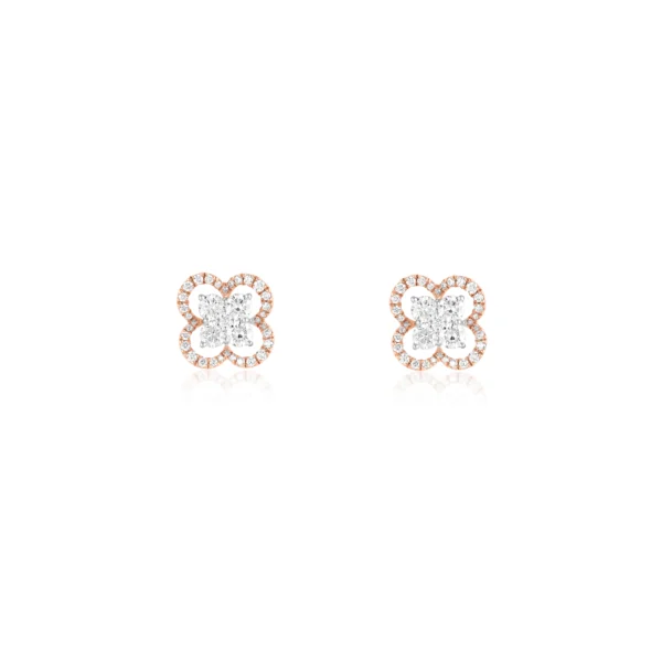 Women Diamond & Gold 0.61 CT – 2.01 GM Earrings
