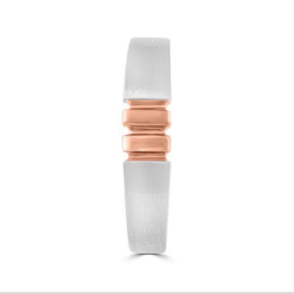 Fusion Ring – PT WT- 3.62 gm GOLD WT-.64 GM TOTAL WT-4.26 - Image 2