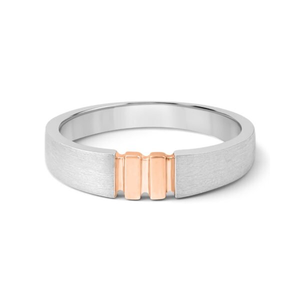 Fusion Ring – PT WT- 3.62 gm GOLD WT-.64 GM TOTAL WT-4.26 - Image 3