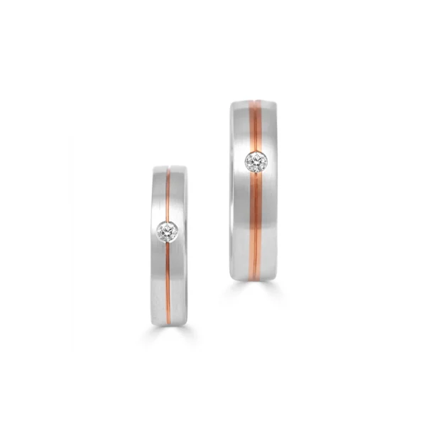 Platinum & Gold Fusion Bands – For Men 9.58 GM & For Women 6.02 GM - Image 3