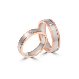 Platinum & Gold Fusion Bands – For Men 10 GM & For Women 8 GM