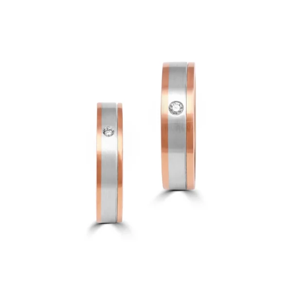 Platinum & Gold Fusion Bands – For Men 10 GM & For Women 8 GM - Image 2