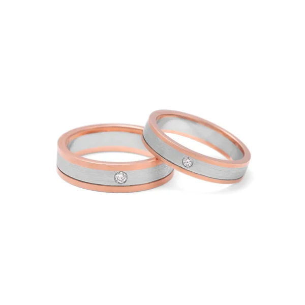 Platinum & Gold Fusion Bands – For Men 10 GM & For Women 8 GM - Image 3