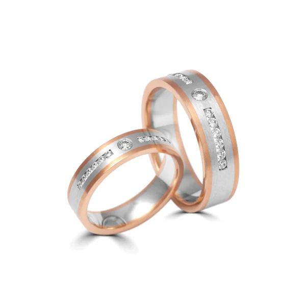 Platinum & Gold Fusion Bands – For Men 12.25 GM & For Women 6.81 GM - Image 2