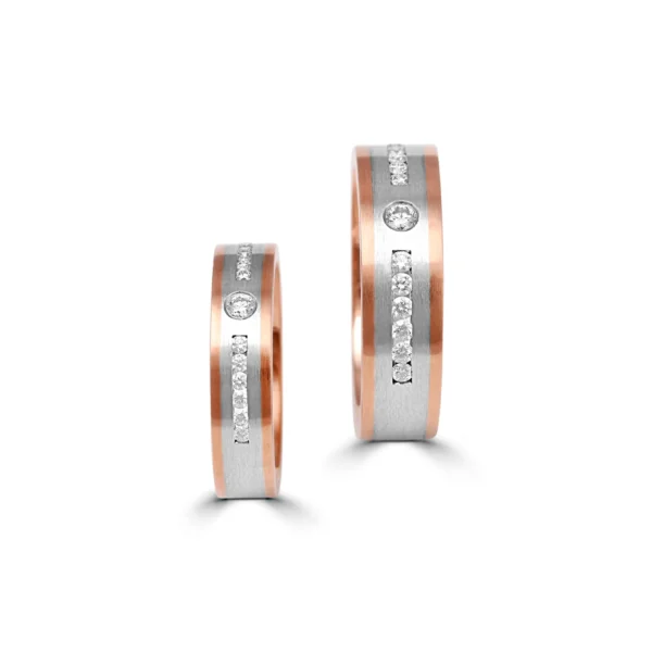 Platinum & Gold Fusion Bands – For Men 12.25 GM & For Women 6.81 GM - Image 3