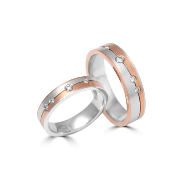 Platinum & Gold Fusion Bands – For Men 10.91 GM & For Women 6.61 GM - Image 2