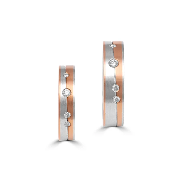Platinum & Gold Fusion Bands – For Men 10.91 GM & For Women 6.61 GM - Image 3