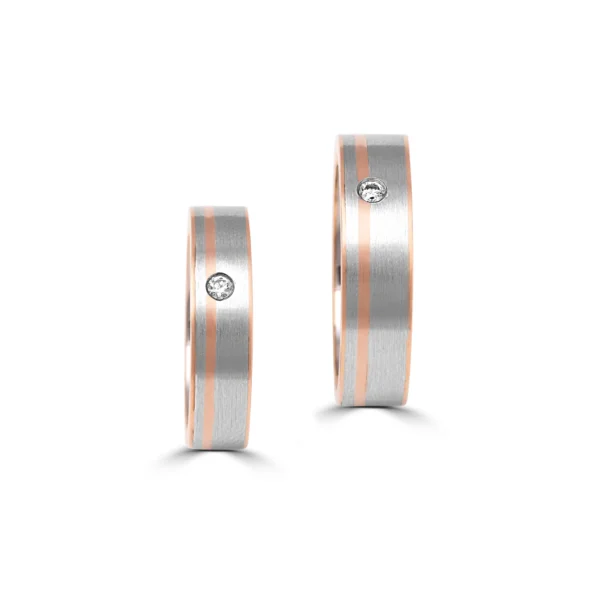 Platinum & Gold Fusion Bands – For Men 10.74 GM & For Women 7.59 GM - Image 3