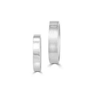 Platinum Diamond Embedded Couple Bands – For Men 9.29 GM & For Women 5.07 GM